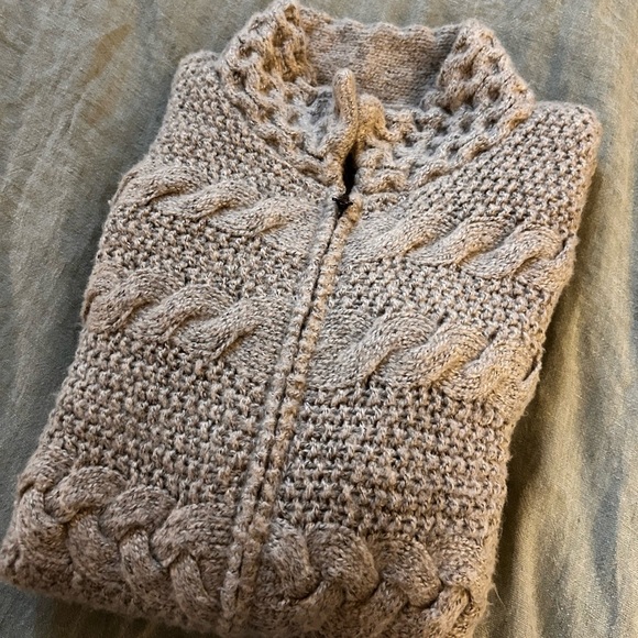 J. Jill Cable Stitch Cardigan Sweater Size XS - Picture 4 of 10